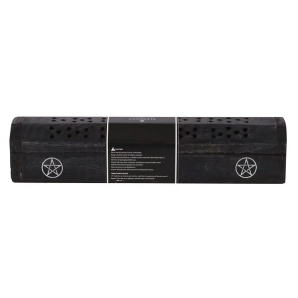 Pentagram Wooden Black Pepper Incense Box Set - Image 2