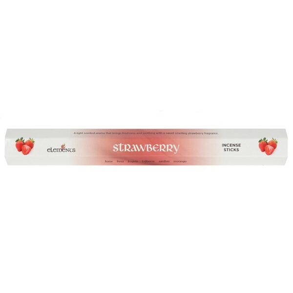 Set of 6 Packets of Elements Strawberry Incense Sticks - Image 2
