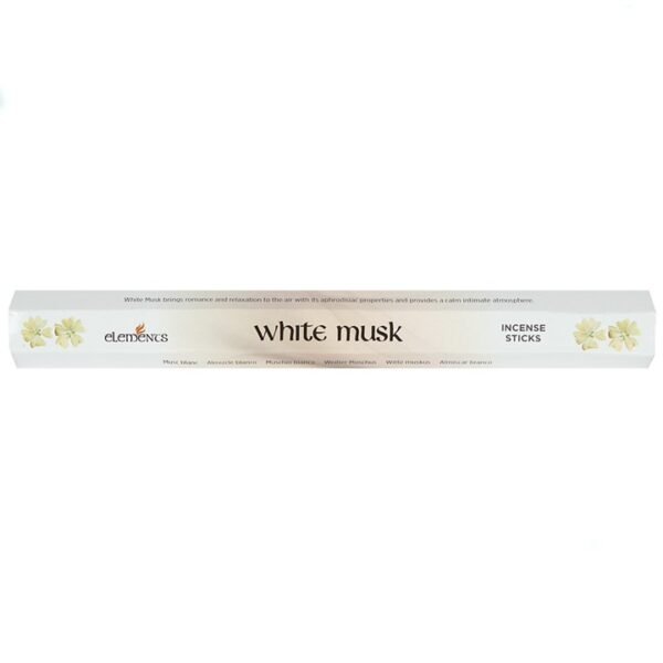 Set of 6 Packets of Elements White Musk Incense Sticks - Image 2