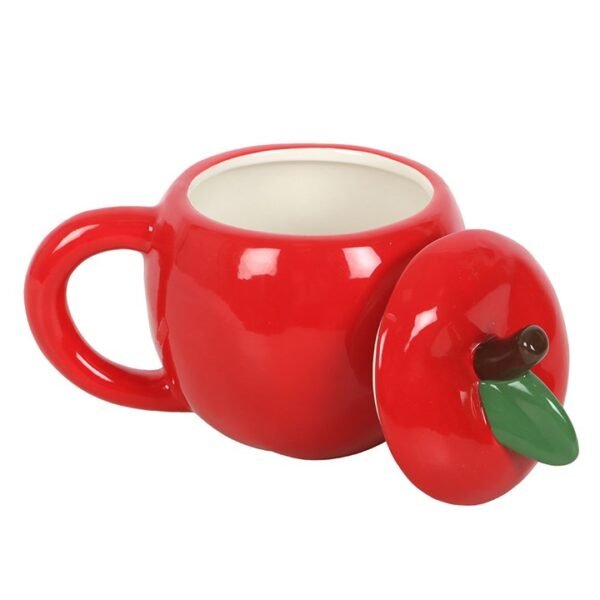Apple Shaped Lidded Mug - Image 3