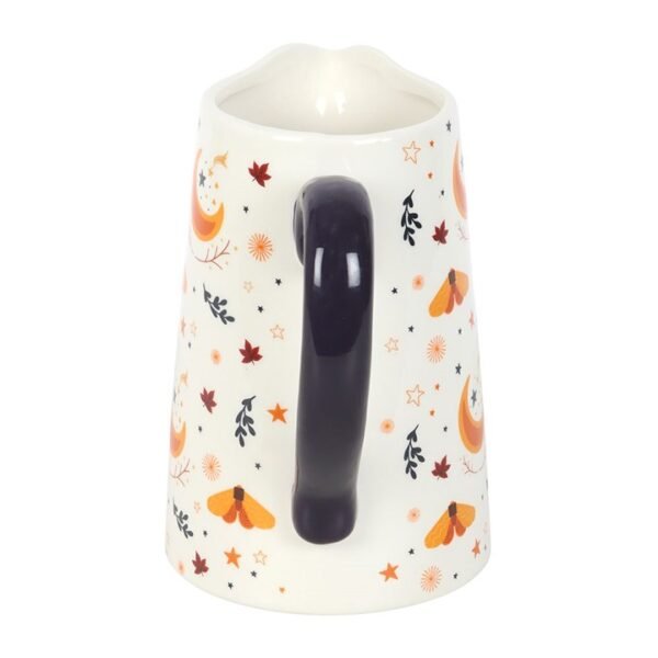 Autumn Magic Harvest Moon Print Ceramic Flower Jug - Image 3