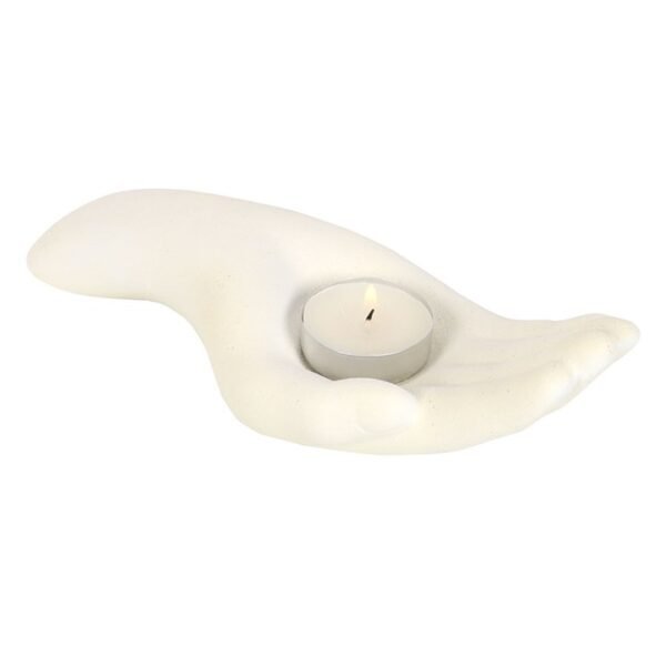Open Hand Tealight Holder - Image 2