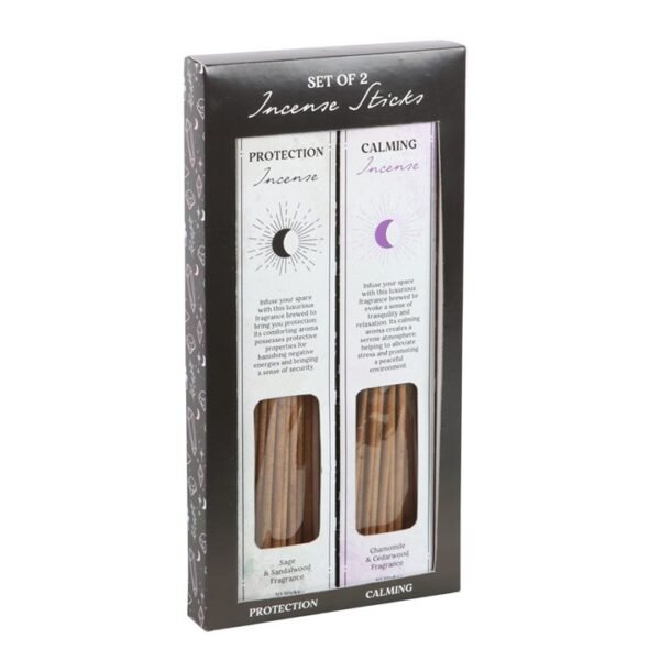 Set of 2 Calming & Protection Incense Stick Sets - Image 2
