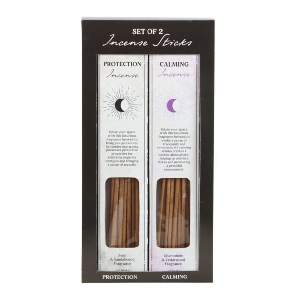 Set of 2 Calming & Protection Incense Stick Sets - Image 3