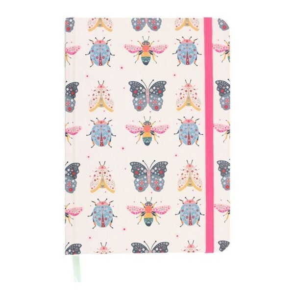 Floral Bug Print A5 Notebook - Image 2