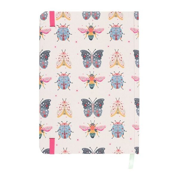 Floral Bug Print A5 Notebook - Image 3