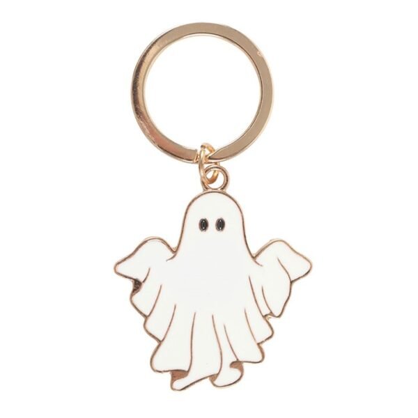 Spooky Season Groovy Ghost Keyring - Image 3