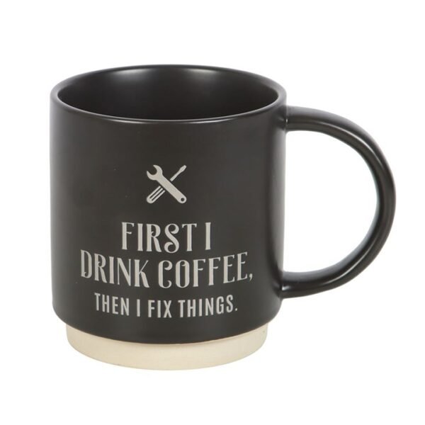 First I Drink Coffee Mug with Multi-tool Pen - Image 4