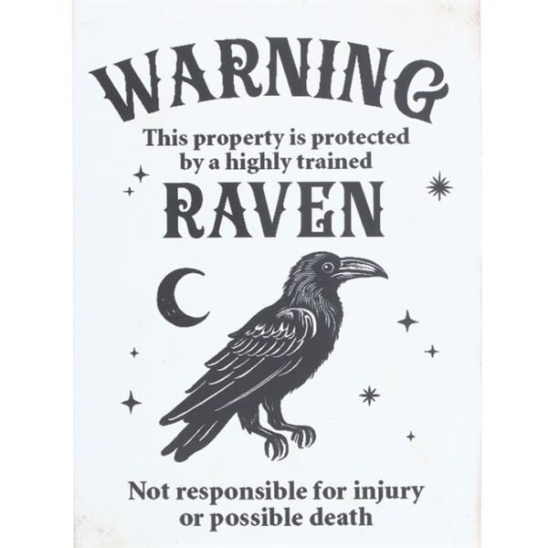 Protected by a Raven Hanging Sign - Image 3