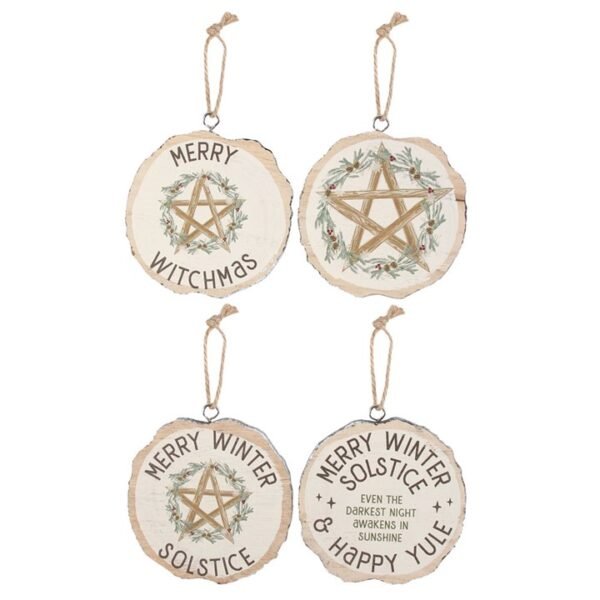 Set of 16 Winter Solstice Decorations on Display - Image 2