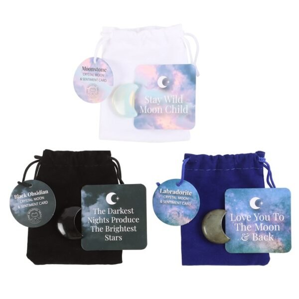 Set of 24 Lucky Crystal Moons in Display - Image 2