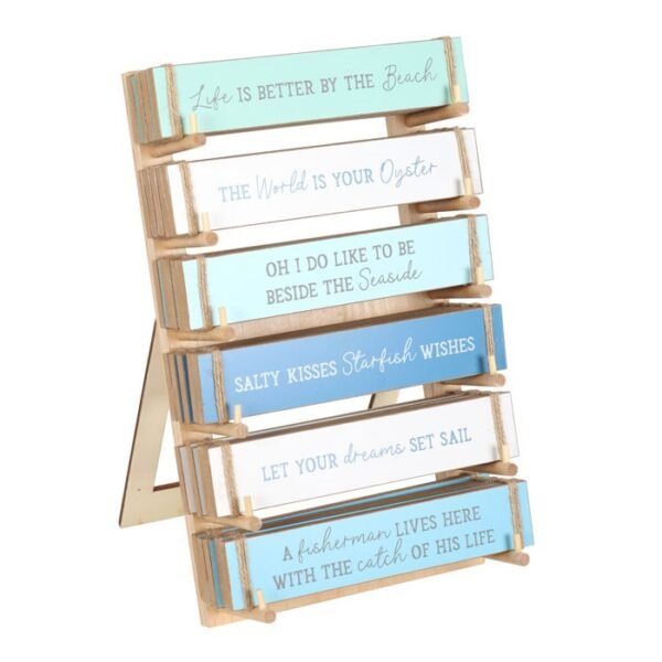 Set of 36 Nautical Block Signs on Display - Image 2