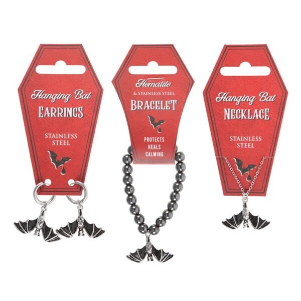 Set of 18 Bat Jewellery Pieces on Display - Image 3