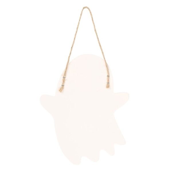 20cm Ghost Shaped Hanging Sign - Image 3