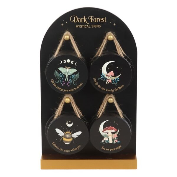 Set of 24 Dark Forest Signs on Display - Image 2