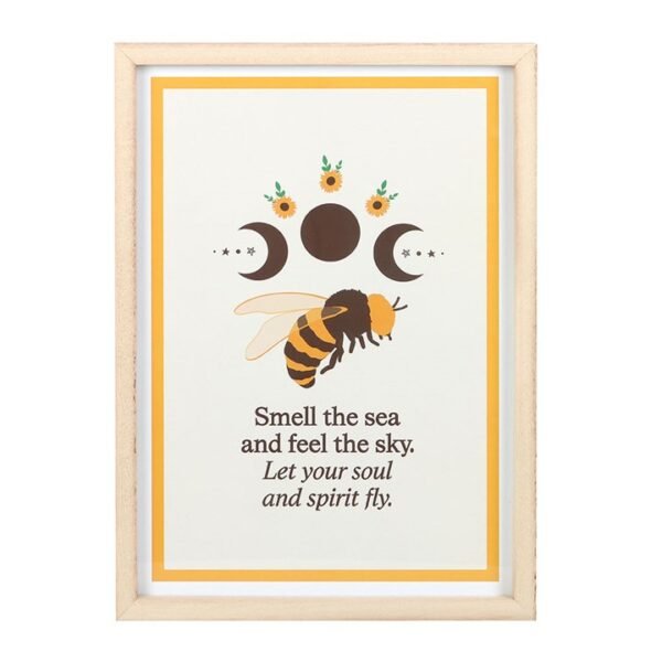 Summer Solstice Bee Framed Wall Art Print - Image 2