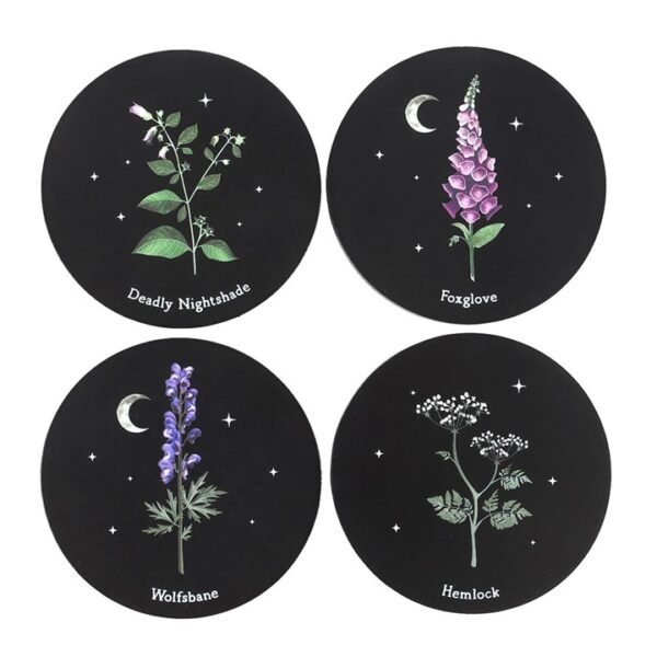 Poisonous Plants Coaster Set - Image 3