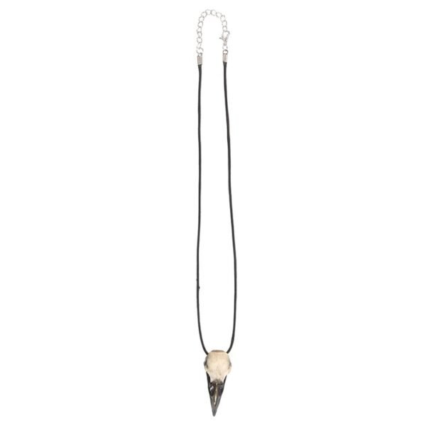 Resin Crow Skull Necklace - Image 4