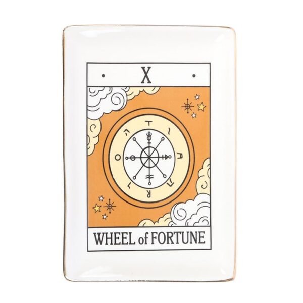 The Wheel of Fortune Vintage Tarot Trinket Dish - Image 2