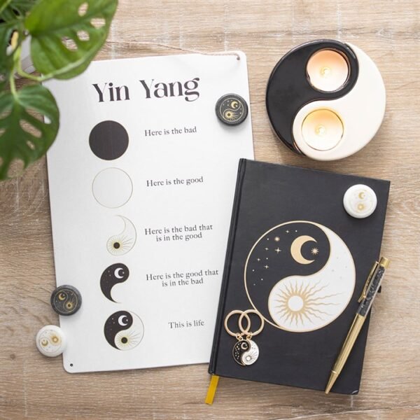30cm Yin Yang Hanging Metal Sign - Image 5